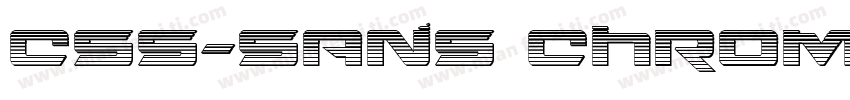 CSS-SANS Chrome字体转换